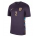 Camisa de time de futebol Inglaterra Kyle Walker #2 Replicas 2º Equipamento Europeu 2024 Manga Curta